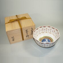 白地瓔珞菓子鉢